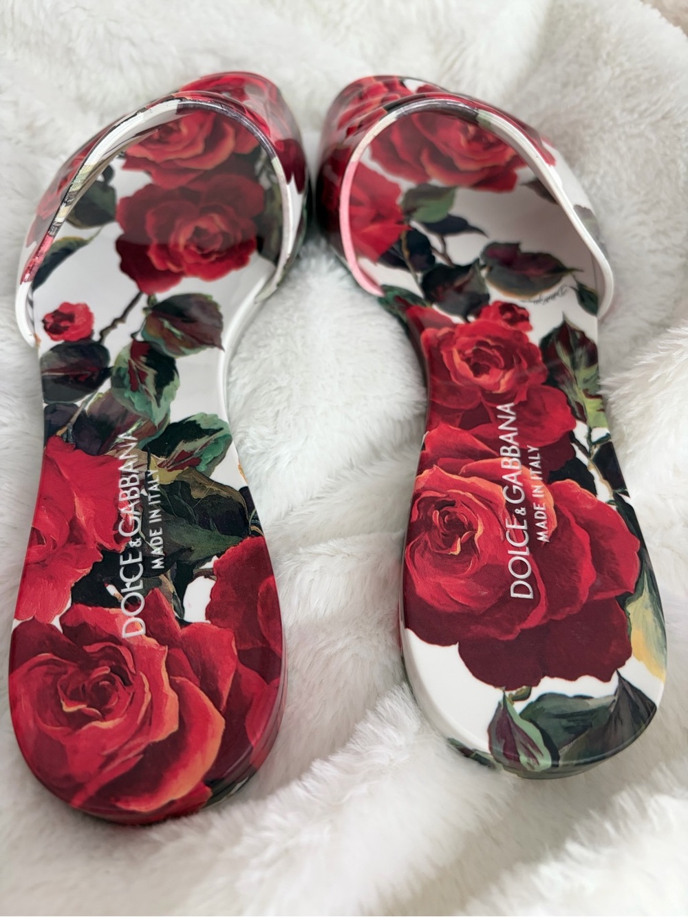 Dolce & Gabbana Floral Slide Sandals - Picture 8 of 10